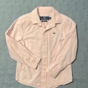 Kids Vineyard Vines pink button down dress shirt